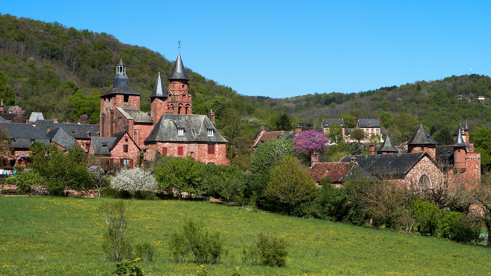 Collonges-la-Rouge , en Corrèze , plus Beaux Villages de France