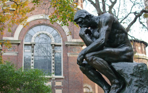 Le penseur au musée Rodin de Paris